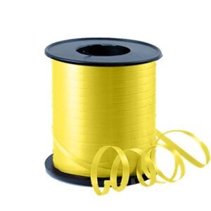 Yellow Curling Balloon Ribbon - 500m