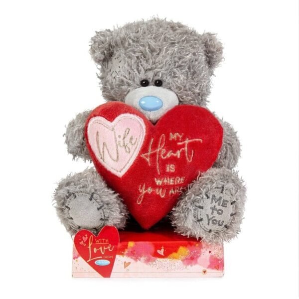 Me to You Tatty Teddy 'Wife My Heart Is Where You Are' 15cm Bear