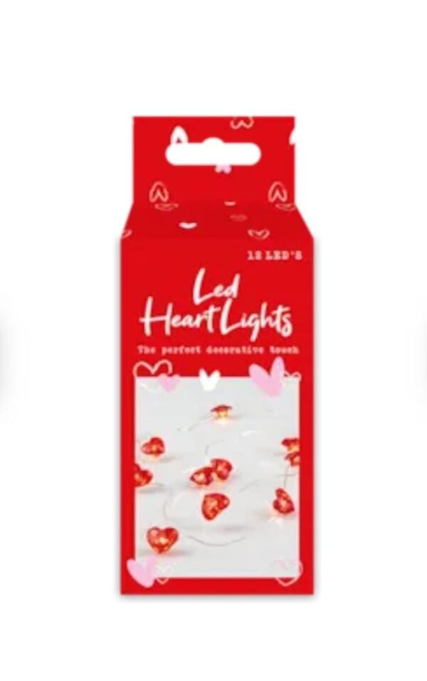 12 LED Heart Micro Lights