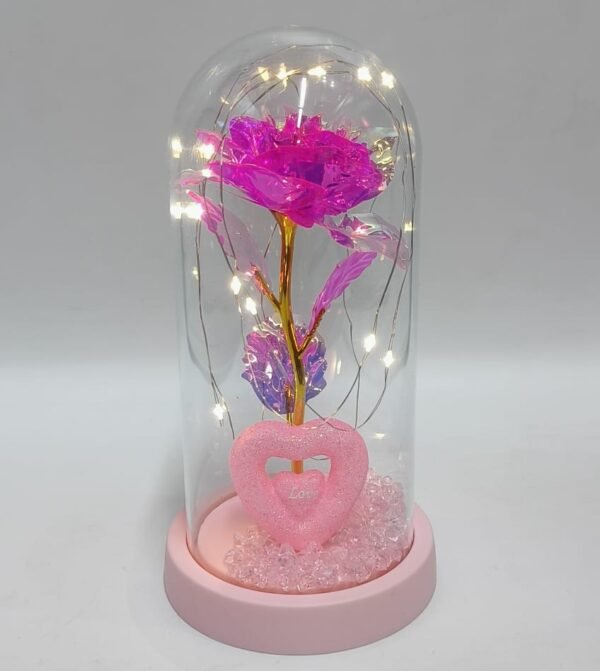 Love light pink rose dome