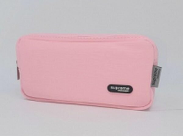 Supreme Stationery Double Pencil Case pink