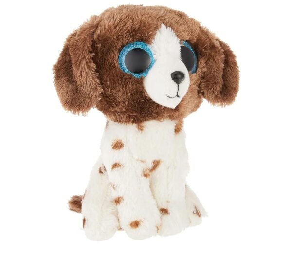 TY Muddles Brown & White Dog Beanie Boo