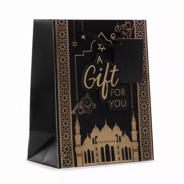 Medium black and gold gift for you gift bag